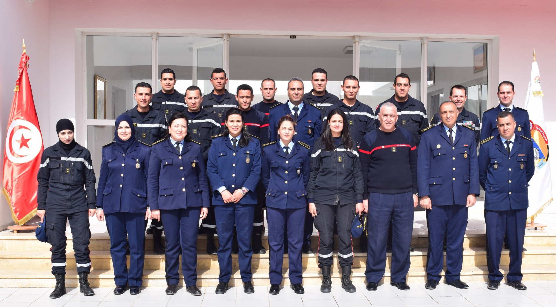 Inauguration de la première promotion « Cours Capitaines » à l'Ecole Nationale de la Protection Civile