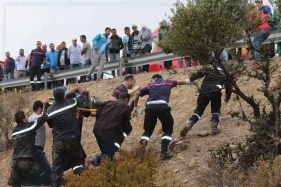 الشبيكة- القيروان/ الحماية المدنية تنقذ شخصين حاصرتهما المياه بوادي مرق الليل