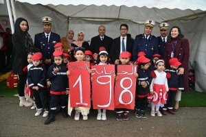 الإحتفال  باليوم العالمي للحماية المدنية بالحي الوطني الرياضي بالمنزه