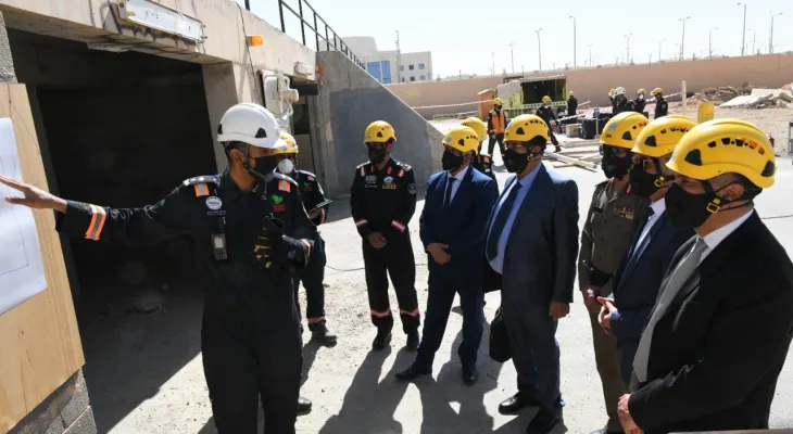 زيارة وفد من الديوان الوطني للحماية المدنية يترأسه السيد المدير العام للديوان زيارة عمل إلى المملكة العربية السعودية