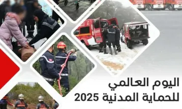 اليوم العالمي للحماية المدنية تحت شعار الحماية المدنية ضمان لسلامة السكان