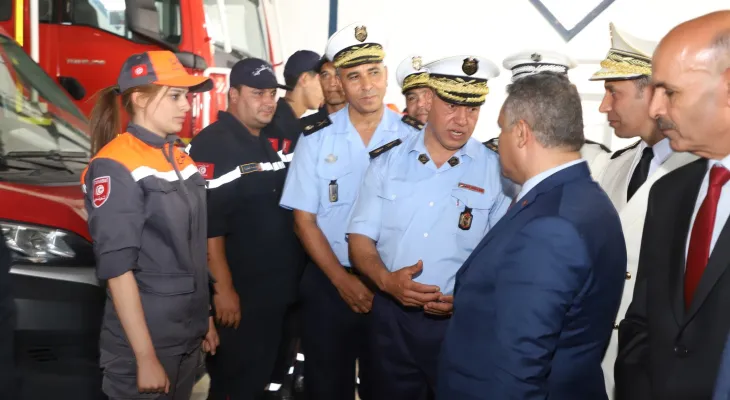 تدشين فرقة الحماية المدنية بالدهماني التابعة للإدارة الجهوية للحماية المدنية بالكاف.