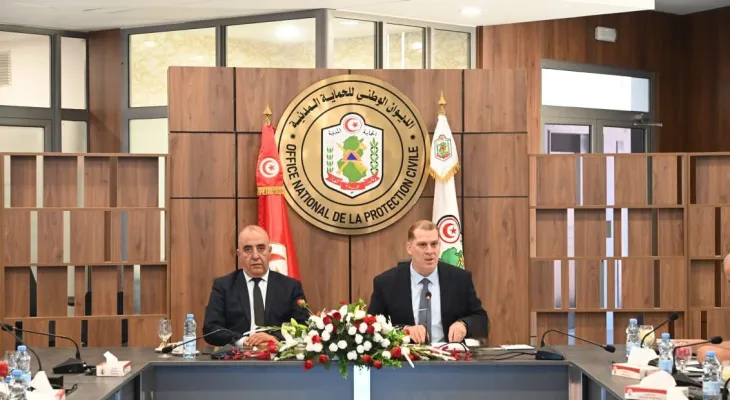 20 ماي 2026  المقر الفرعي للديوان الوطني للحماية المدنية بحدائق قرطاج