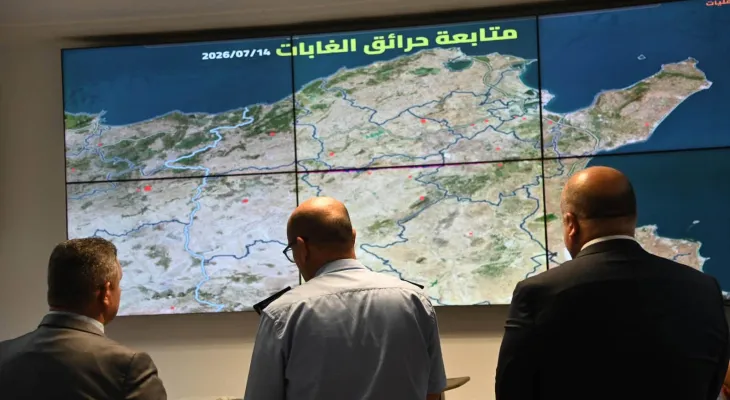 زيارة السيد وزير الداخلية إلى مقر الديوان الوطني للحماية المدنية